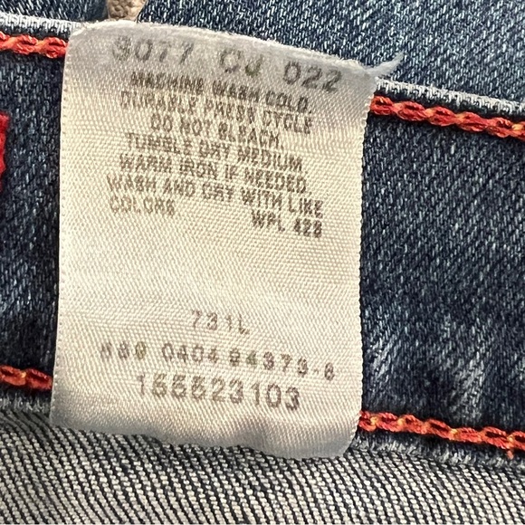 Levi's 550 Classic Relaxed Boot Cut Jeans Hi-Rise Stretch Wash Denim - Picture 6 of 10